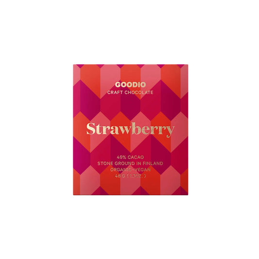 GOODIO STRAWBERRY CHOCOLATE 49% 48g