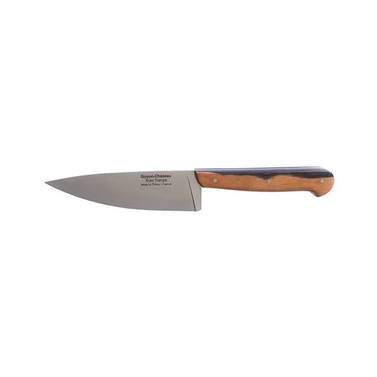 GOYON-CHAZEAU GRAND TRADI CHEF KNIFE EBONY SAPWOOD