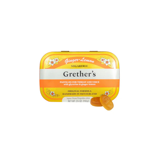 GRETHER'S SUGARFREE GINGER-LEMON PASTILLES 110g