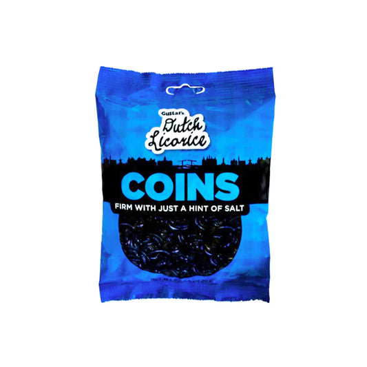 GUSTAF'S DUTCH LICORICE COINS 5.2oz