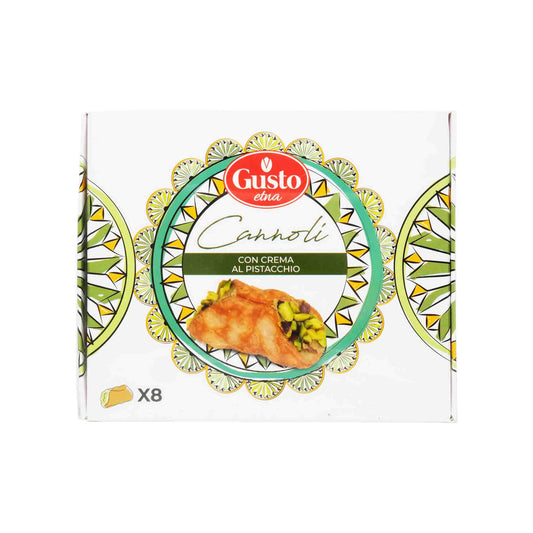 GUSTO ETNA SICILIAN CANNOLI WITH PISTACHIO CREAM AND CHOPPED PISTACHIO 210g