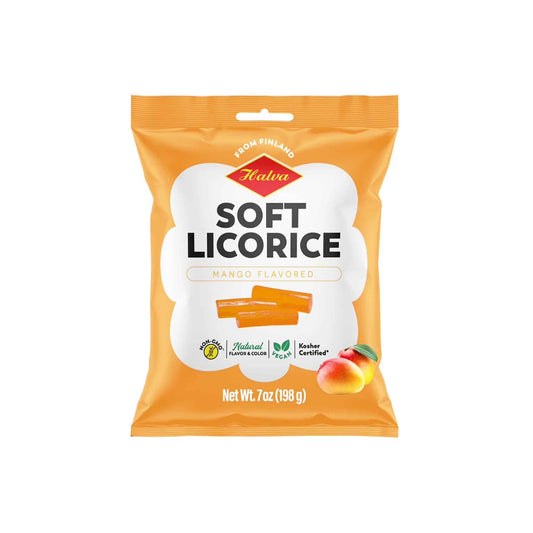 HALVA MANGO FLAVORED SOFT LICORICE 7oz