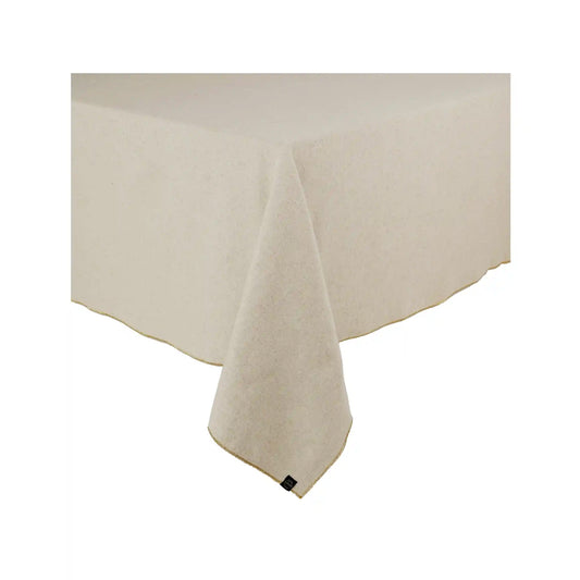 HAOMY VERONE LINEN-COTTON TABLECLOTH - NATUREL (63"X 98")