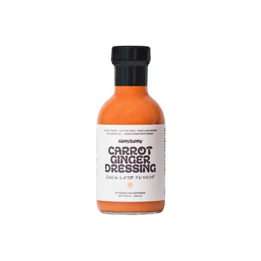 HAPPY SUPPLY CARROT GINGER DRESSING 12oz
