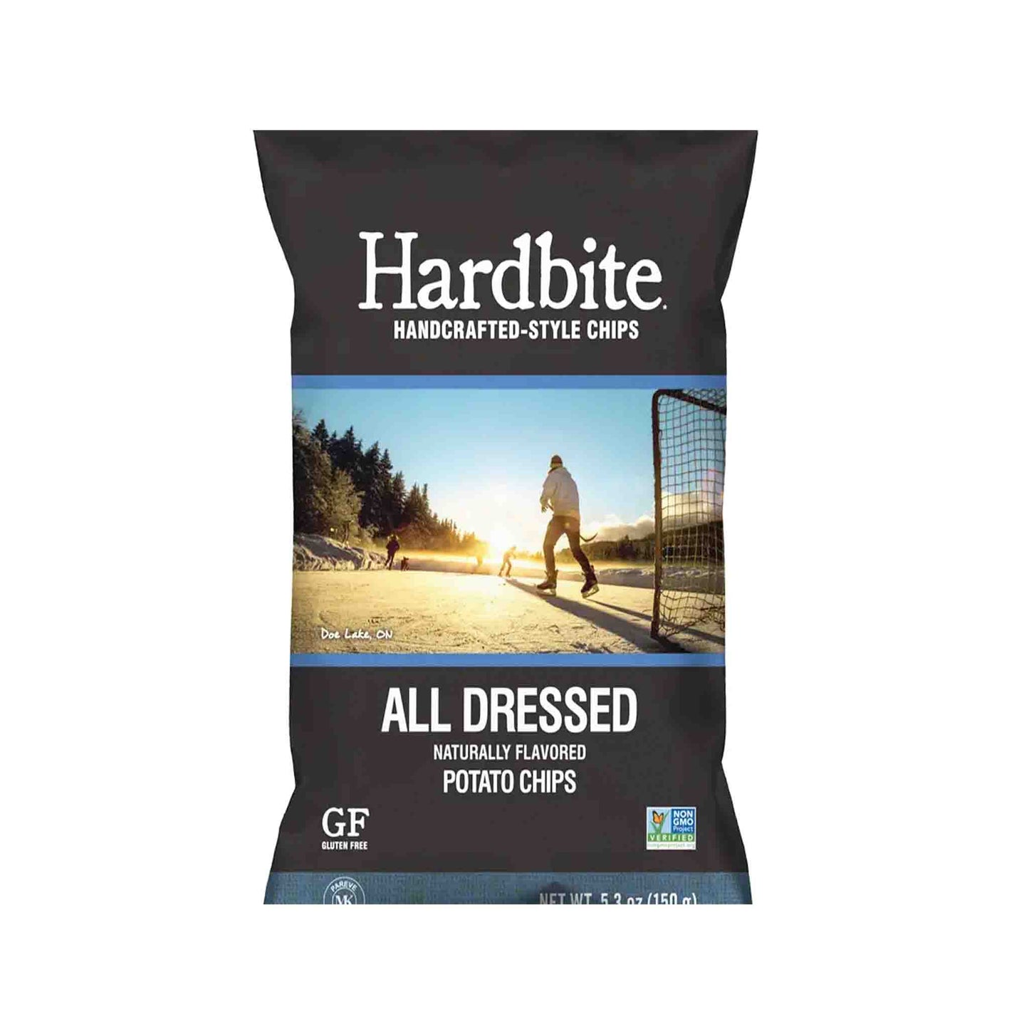 HARDBITE GLUTEN FREE ALL DRESSED FLAVORED POTATO CHIPS 5.2oz