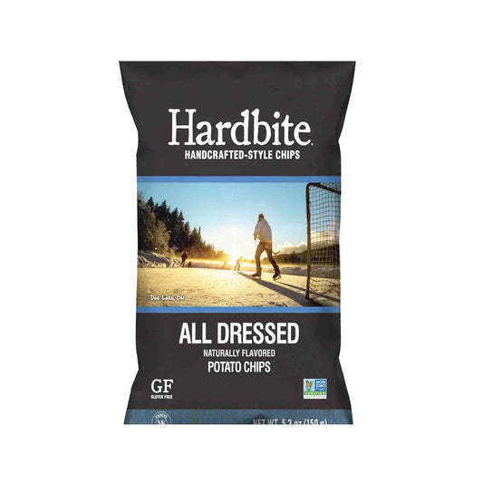 HARDBITE GLUTEN FREE ALL DRESSED FLAVORED POTATO CHIPS 5.2oz