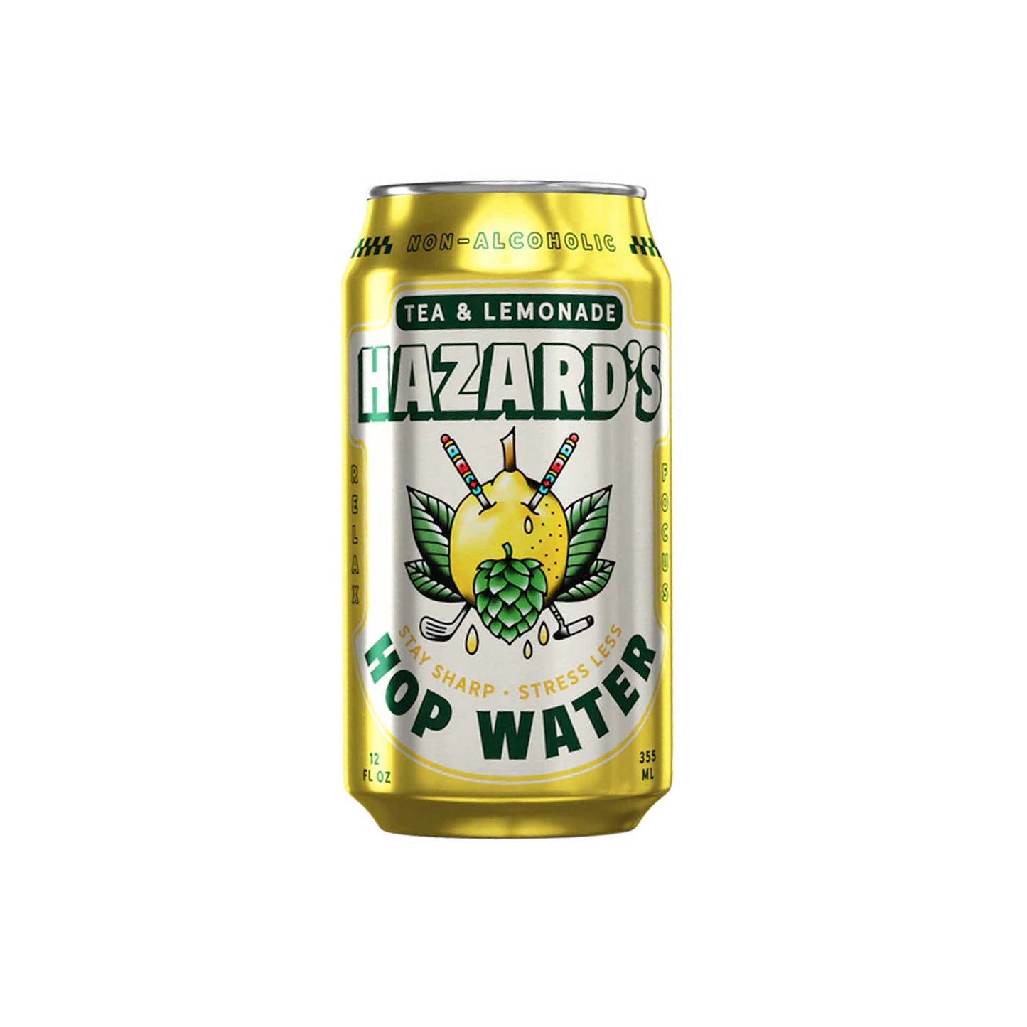 HAZARD'S HOP WATER TEA & LEMONADE 12oz
