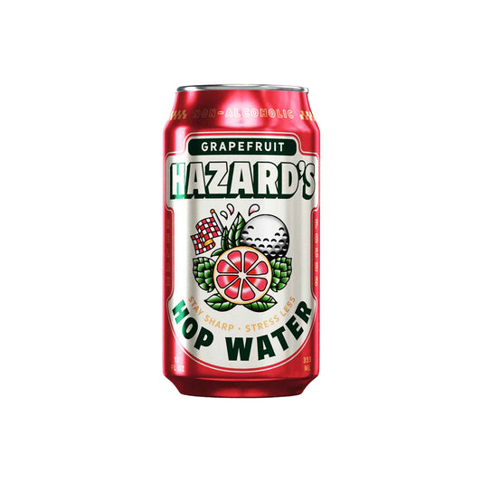 HAZARD'S SPARKLING HOP WATER GRAPEFRUIT 12oz