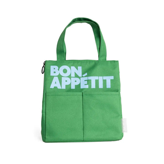 HELIO FERRETTI BON APPÉTIT ISOTHERMIC LUNCH TOTE GREEN