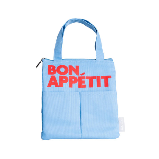 HELIO FERRETTI BON APPÉTIT ISOTHERMIC LUNCH TOTE LIGHT BLUE