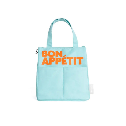 HELIO FERRETTI BON APPETIT ISOTHERMIC LUNCH BAG IN MINT
