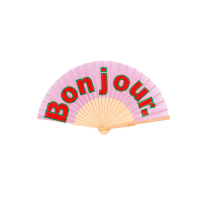 HELIO FERRETTI BONJOUR HAND FAN ASSORTED