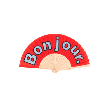 HELIO FERRETTI BONJOUR HAND FAN ASSORTED