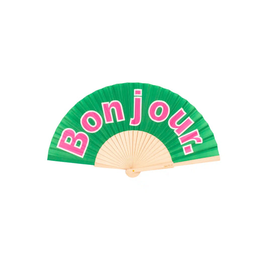 HELIO FERRETTI BONJOUR HAND FAN ASSORTED