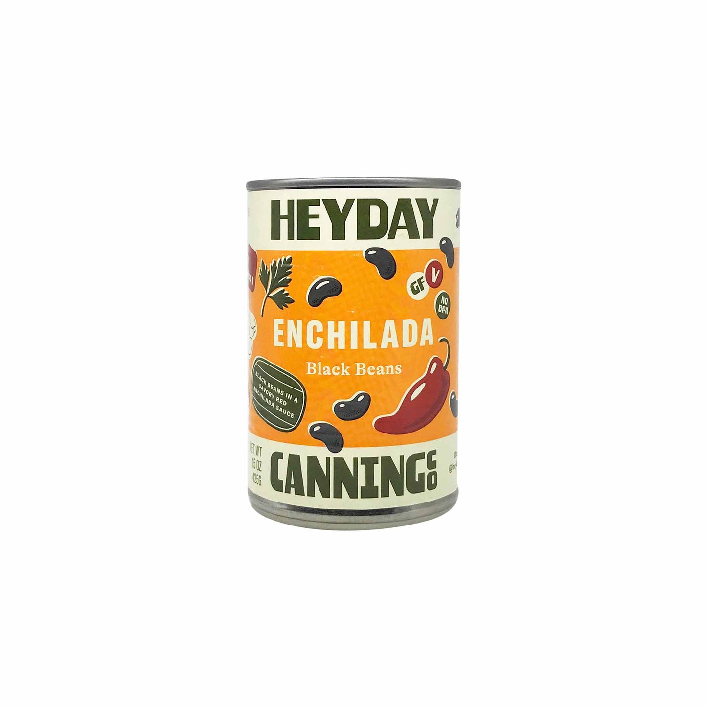 HEYDAY ENCHILADA BLACK BEANS 15oz