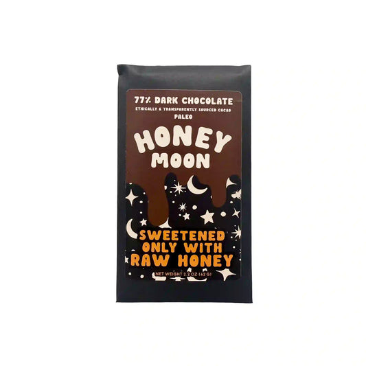 HONEYMOON CHOCOLATES PALEO 77% DARK CHOCOLATE 62g