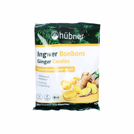 HUBNER GINGER CANDIES 70g