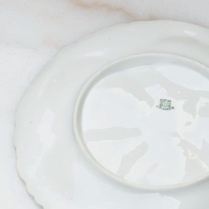 Haviland Limoges 1880 oyster plate underside with maker's mark