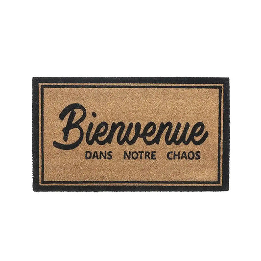 IH CASADECOR "BIENVENUE DANS NOTRE CHAOS" DOORMAT