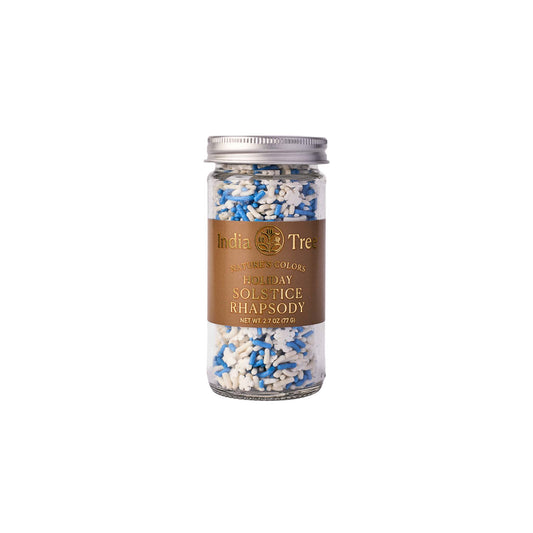 INDIA TREE NATURES COLORS BLUE & WHITE SPRINKLES 2.7oz