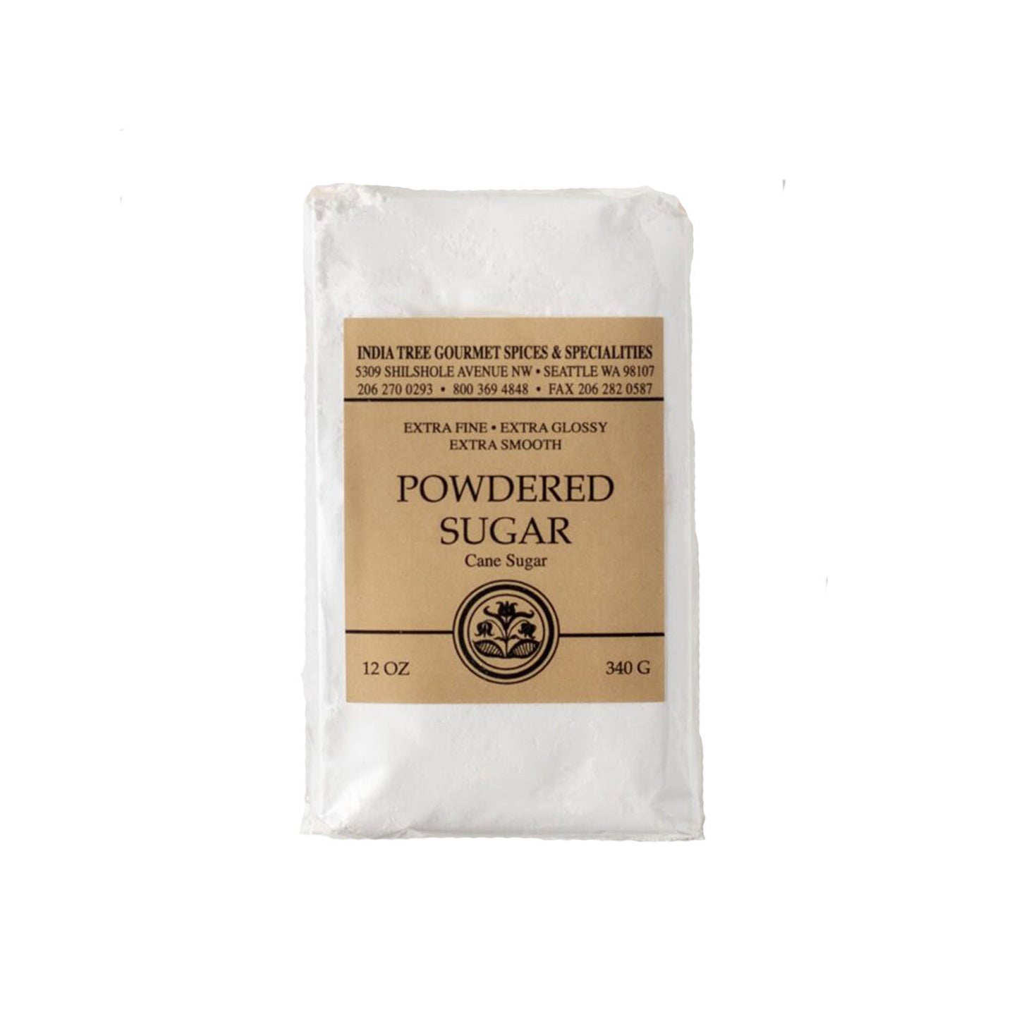 INDIA TREE POWDERED SUGAR 12oz