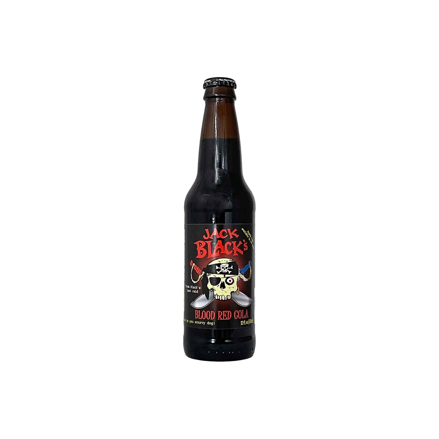 JACK BLACK'S BLOOD RED COLA 12oz
