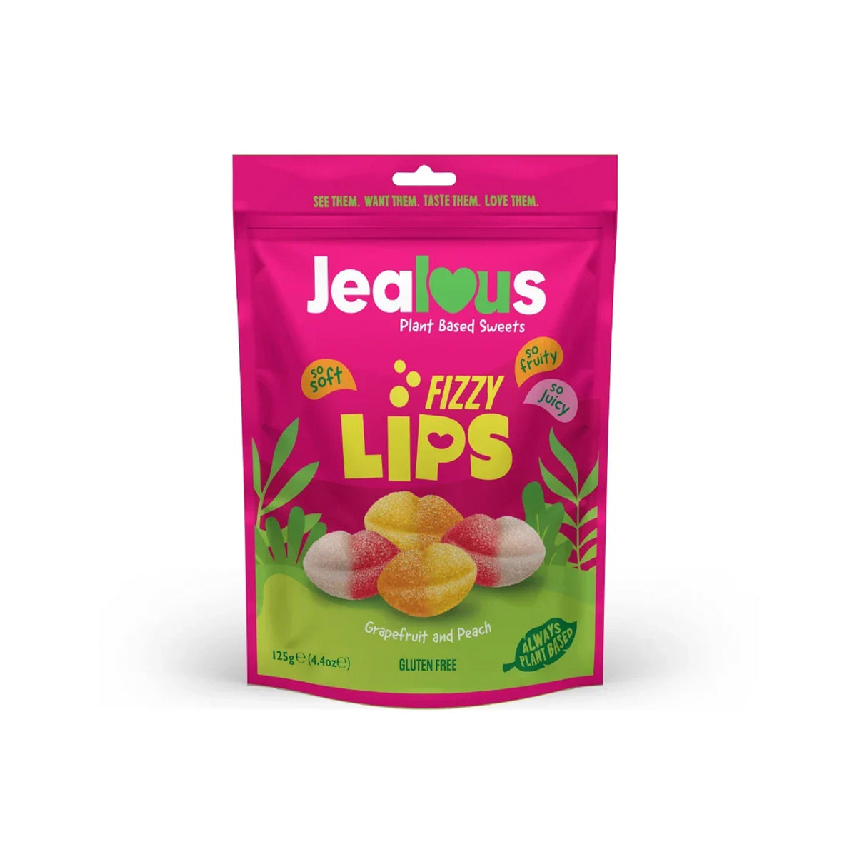 JEALOUS SWEETS FIZZY LIPS 125g