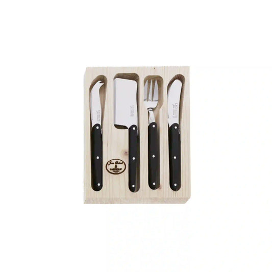 JEAN DUBOST LAGUIOLE 4 PIECE CHEESE SET IN WENGE WOOD