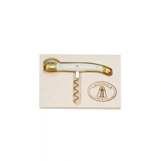 JEAN DUBOST LAGUIOLE CORKSCREW - IVORY/BRASS