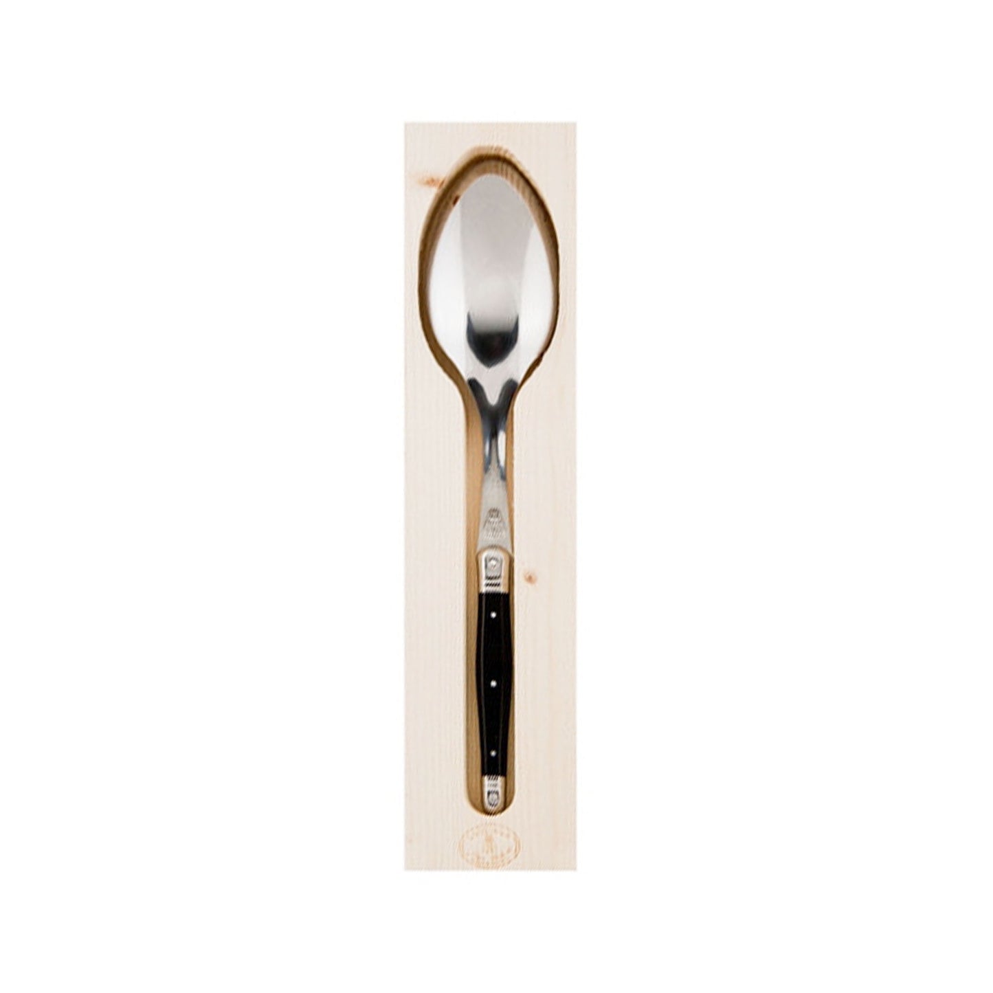JEAN DUBOST LAGUIOLE SERVING SPOON - BLACK