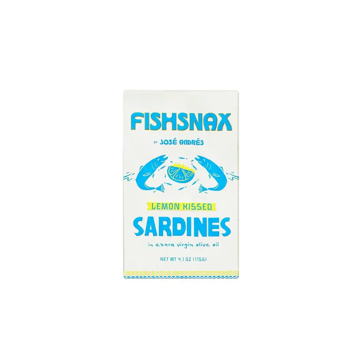 JOSE ANDRES FISHSNAX LEMON KISSED SARDINES 4.1oz