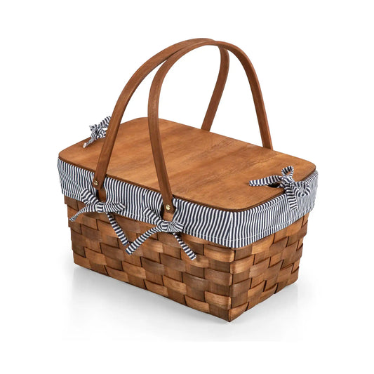 PICNIC TIME KANSAS BASKET WOVEN WOOD