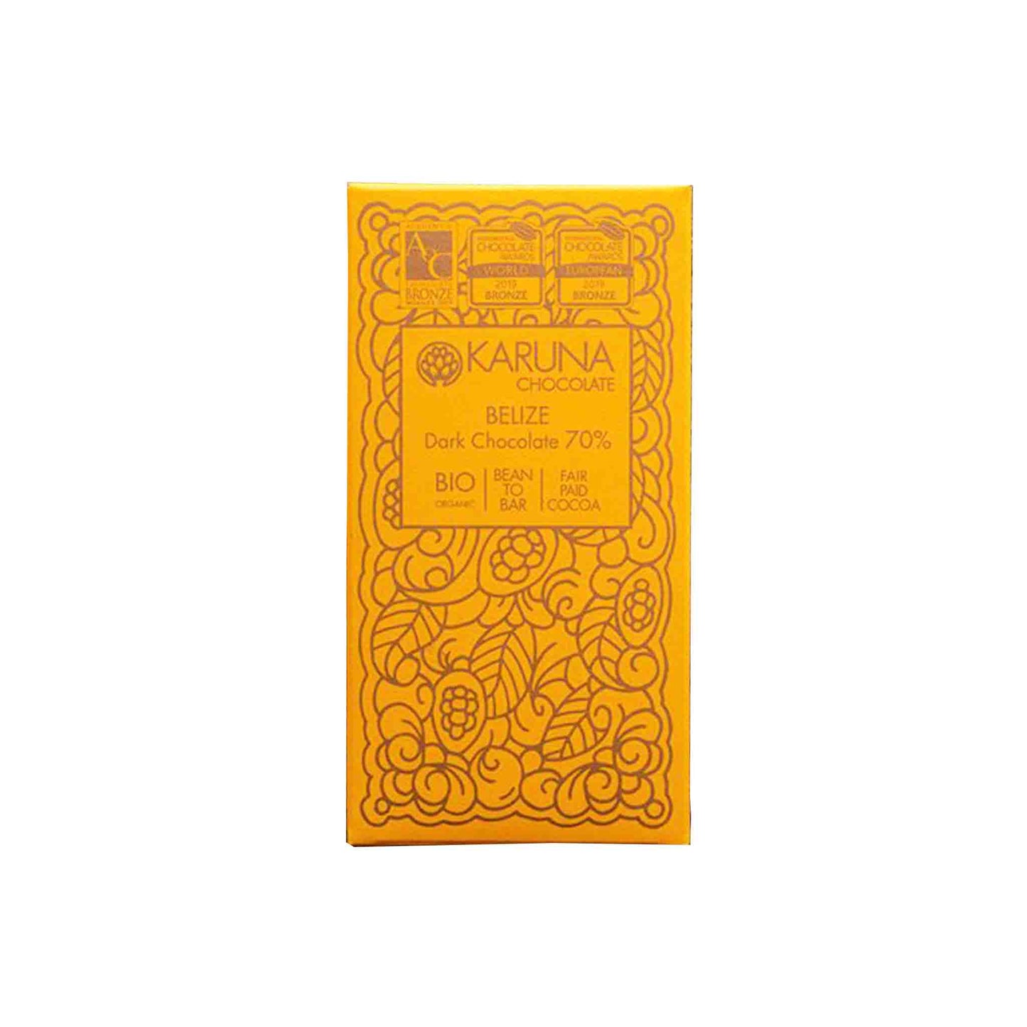 KARUNA BELIZE DARK 70% DARK CHOCOLATE 50g