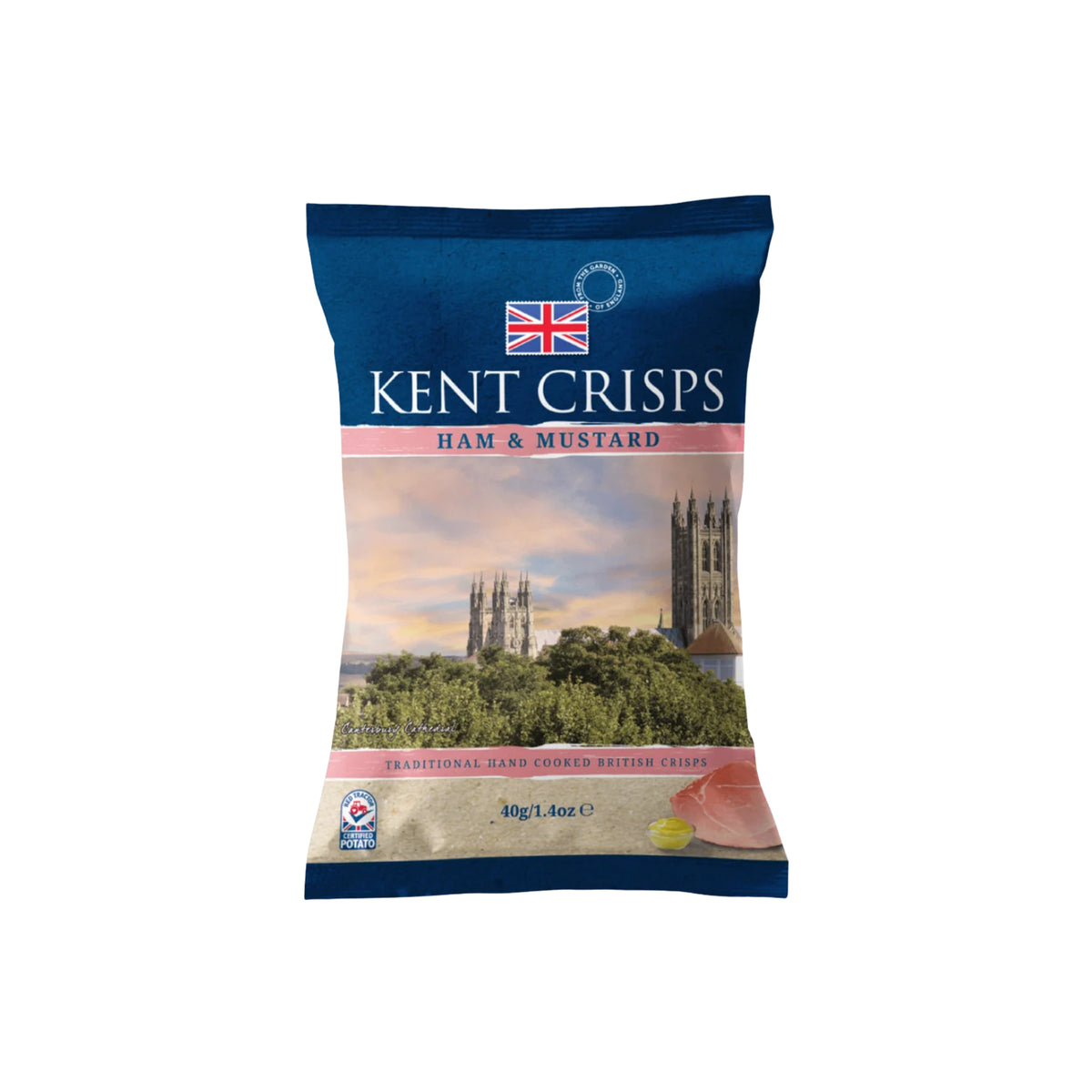 KENT CRISPS HAM & MUSTARD 40g