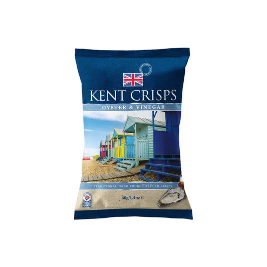 KENT CRISPS OYSTER & VINEGAR 40g