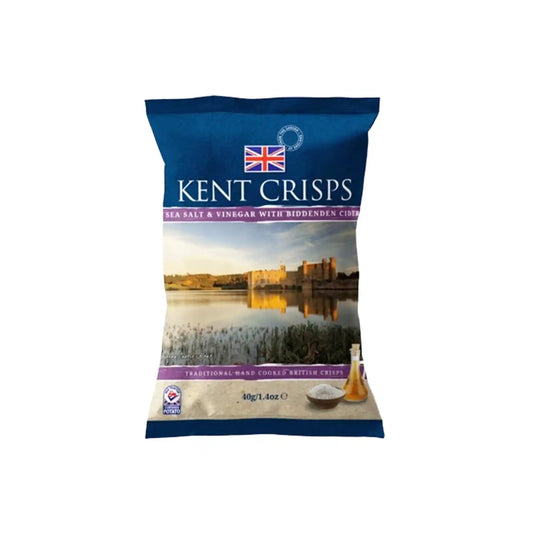 KENT CRISPS SEA SALT & VINEGAR 40g