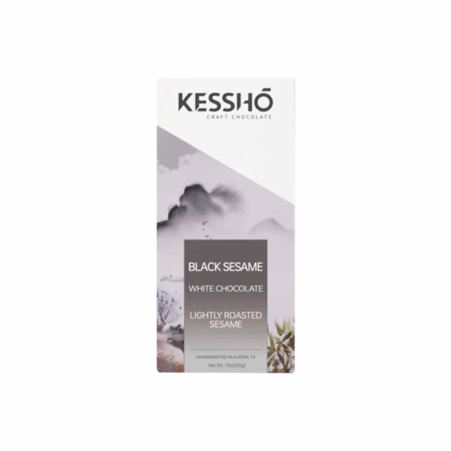 KESSHO BLACK SESAME WHITE CHOCOLATE 60g