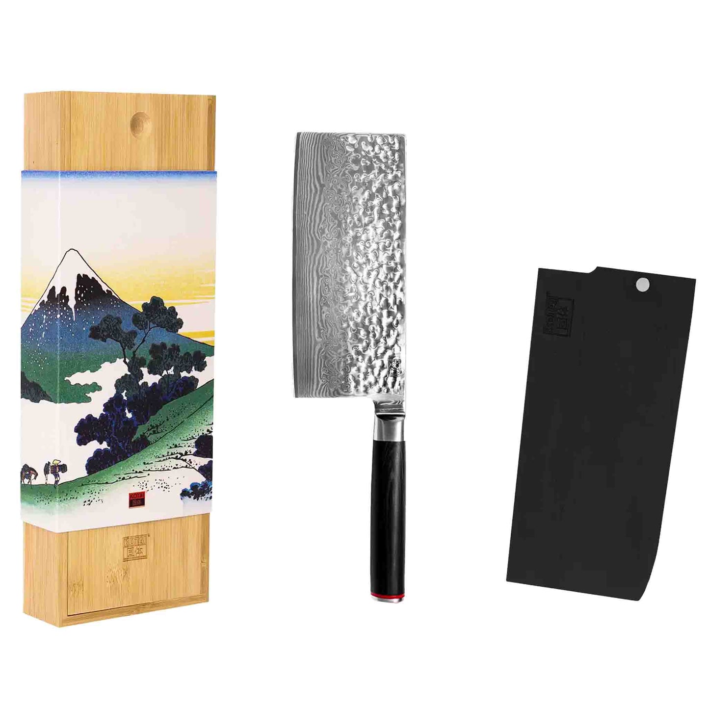 KOTAI CLEAVER 19cm - PAKKA DAMASCUS COLLECTION