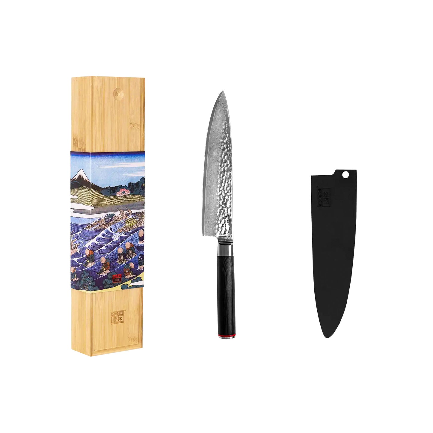 KOTAI GYUTO CHEF KNIFE 20cm - PAKKA DAMASCUS COLLECTION