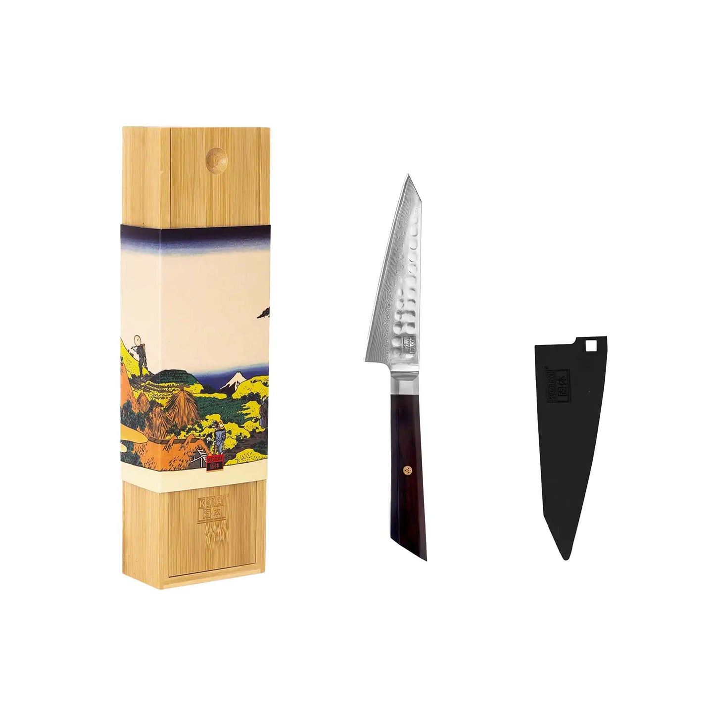 KOTAI PETTY KNIFE 13.5cm - BUNKA DAMASCUS COLLECTION