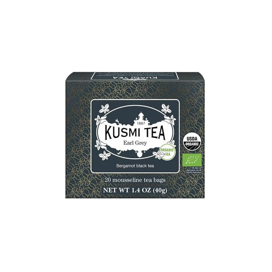 KUSMI ORGANIC EARL GREY TEA BAGS 20ct