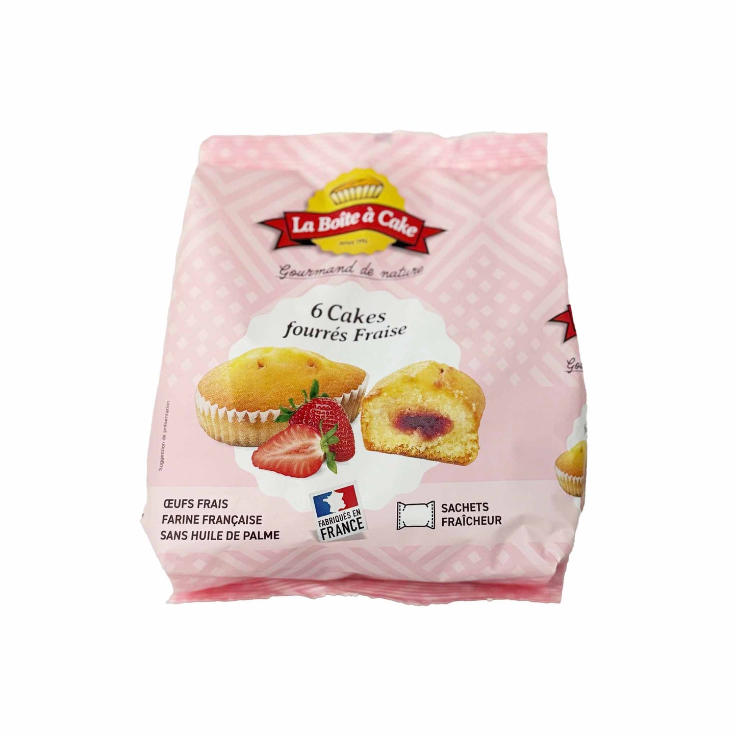 LA BOITE A CAKE STRAWBERRY CAKES SACHET 180g
