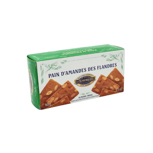 LA DUNKERQUOISE ALMOND THINS 90g