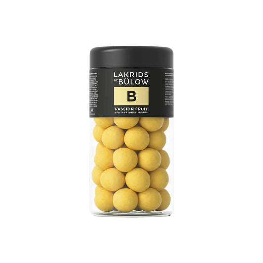 LAKRIDS BY BULOW B PASSION FRUIT COATED LIQUORICE 295g