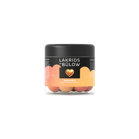 LAKRIDS PEACHES CHOCOLATE COATED LICORICE 4.4oz