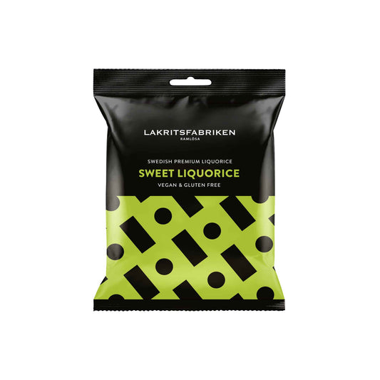 LAKRITSFABRIKEN SWEDISH VEGAN & GLUTEN FREE SWEET LICORICE 100g