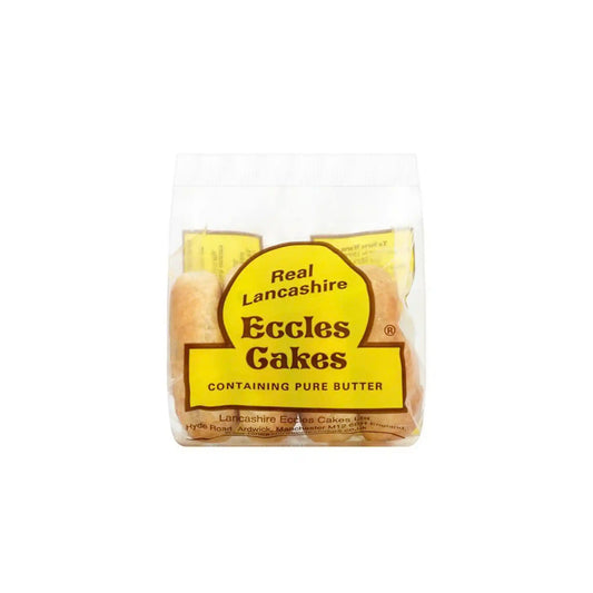REAL LANCASHIRE ECCLES CAKES 4PACK 200g