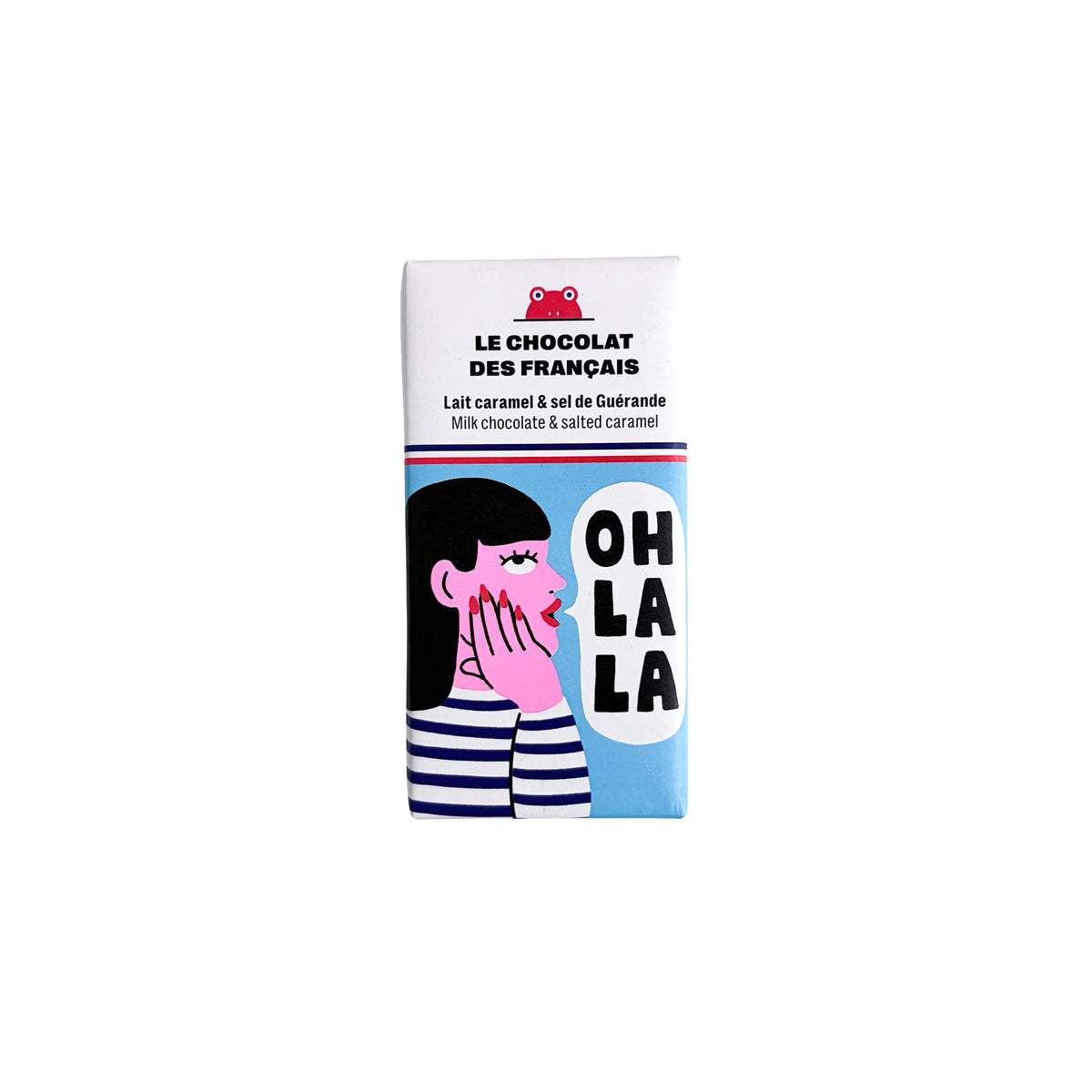 LES CHOCOLAT DES FRANÇAIS MILK CHOCOLATE & SALTED CARAMEL OH LA LA 30g