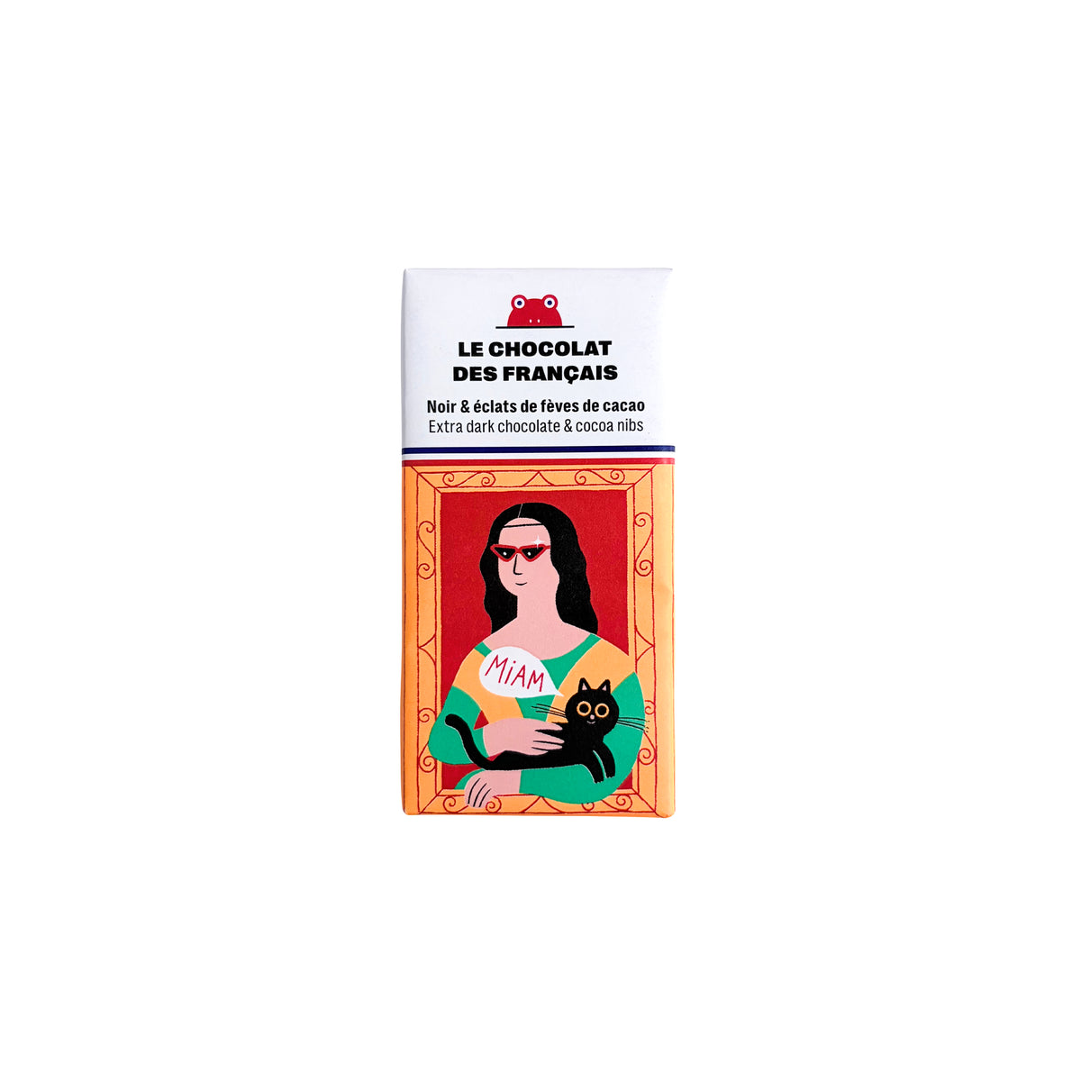 LES CHOCOLAT DES FRANÇAIS EXTRA DARK & COCOA NIBS MONA LISA 30g