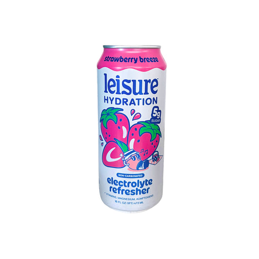 LEISURE STRAWBERRY BREEZE ELECTROLYTE WATER 16oz
